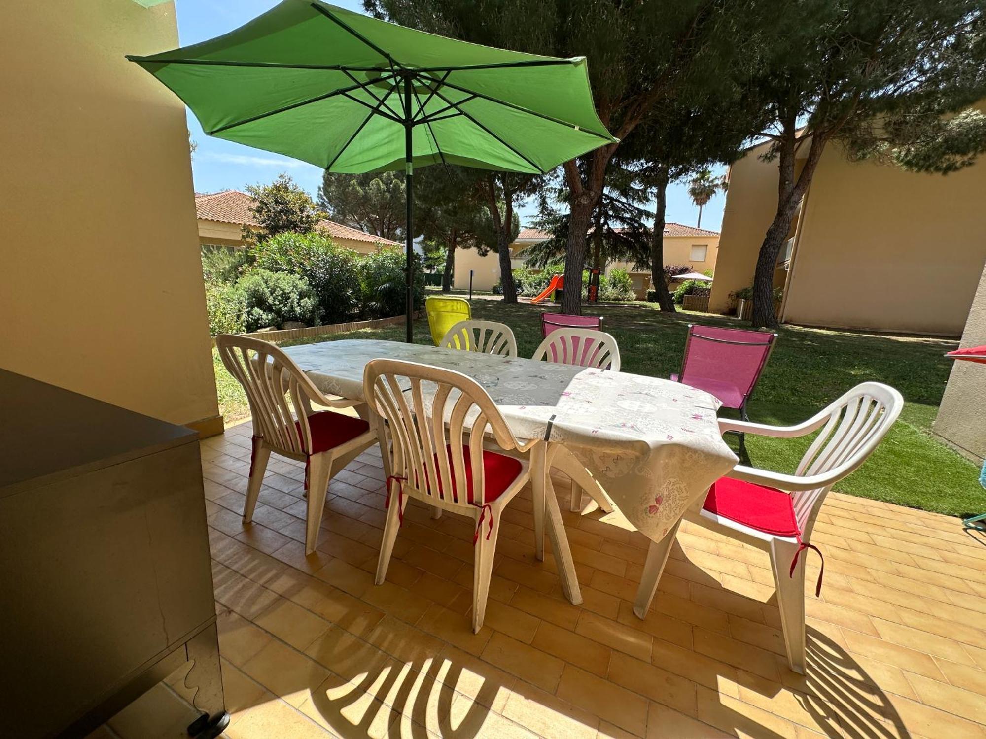 T2 Rdc A Canet En Roussillon Europa 4 Pers ,Piscine,Clim, Tennis, Parking Exterior photo