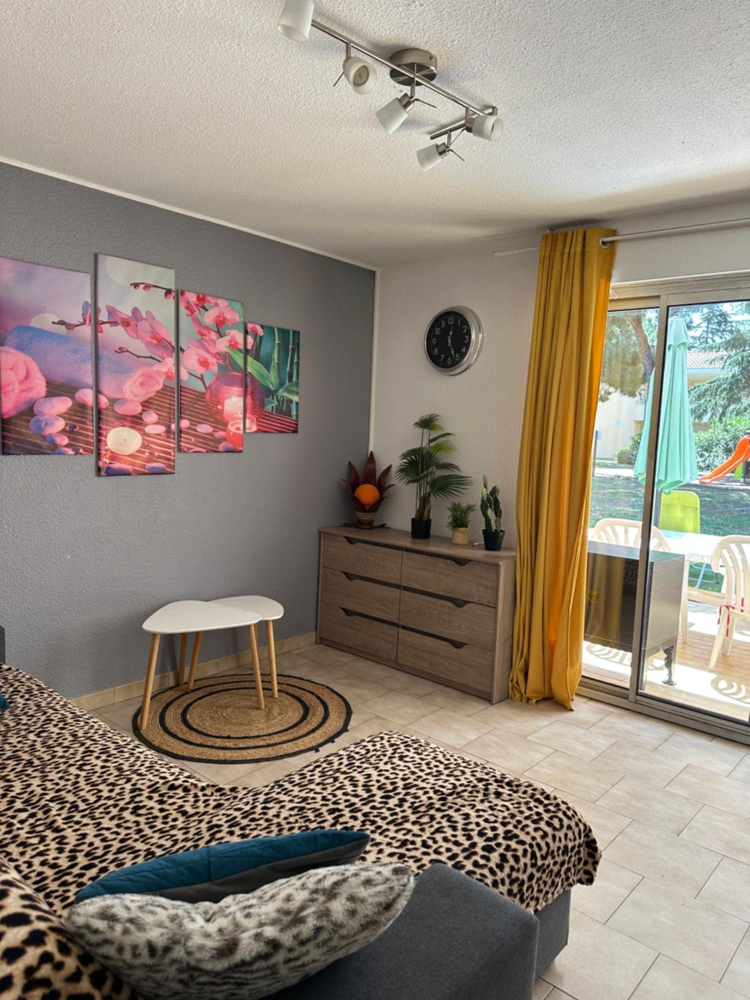 T2 Rdc A Canet En Roussillon Europa 4 Pers ,Piscine,Clim, Tennis, Parking Exterior photo